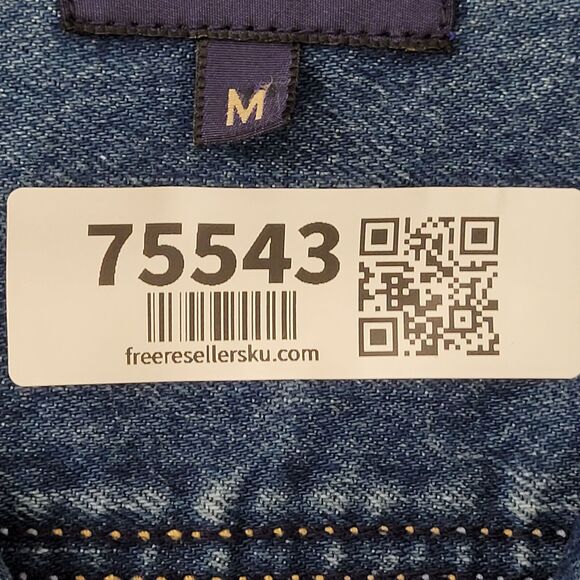 Vintage Calvin-Klein Denim Jacket Womens Medium 20x24 Blue - Picture 8 of 16